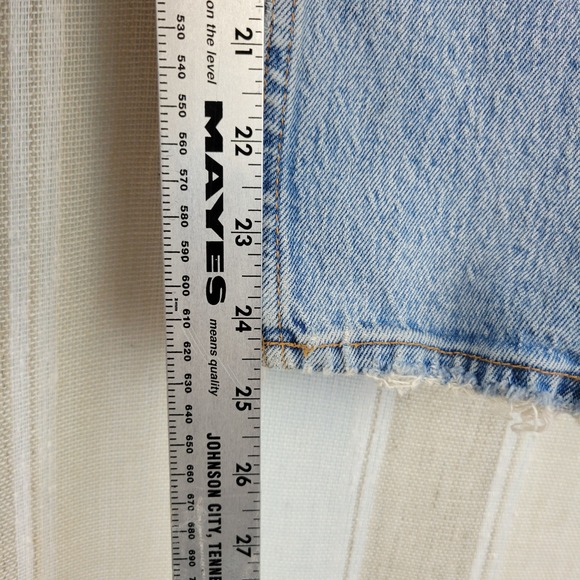 Abercrombie & Fitch Curve Love The 80s Mom High Rise Jeans Blue Size 29/8S - Picture 7 of 11